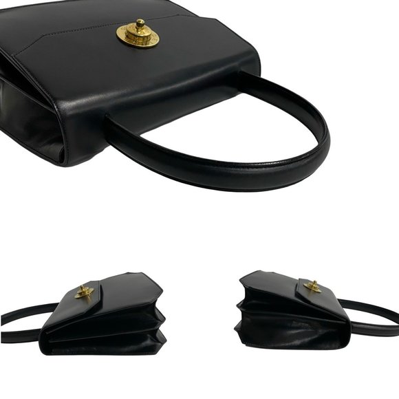 CELINE Black Leather Tote Bag - Picture 5 of 8